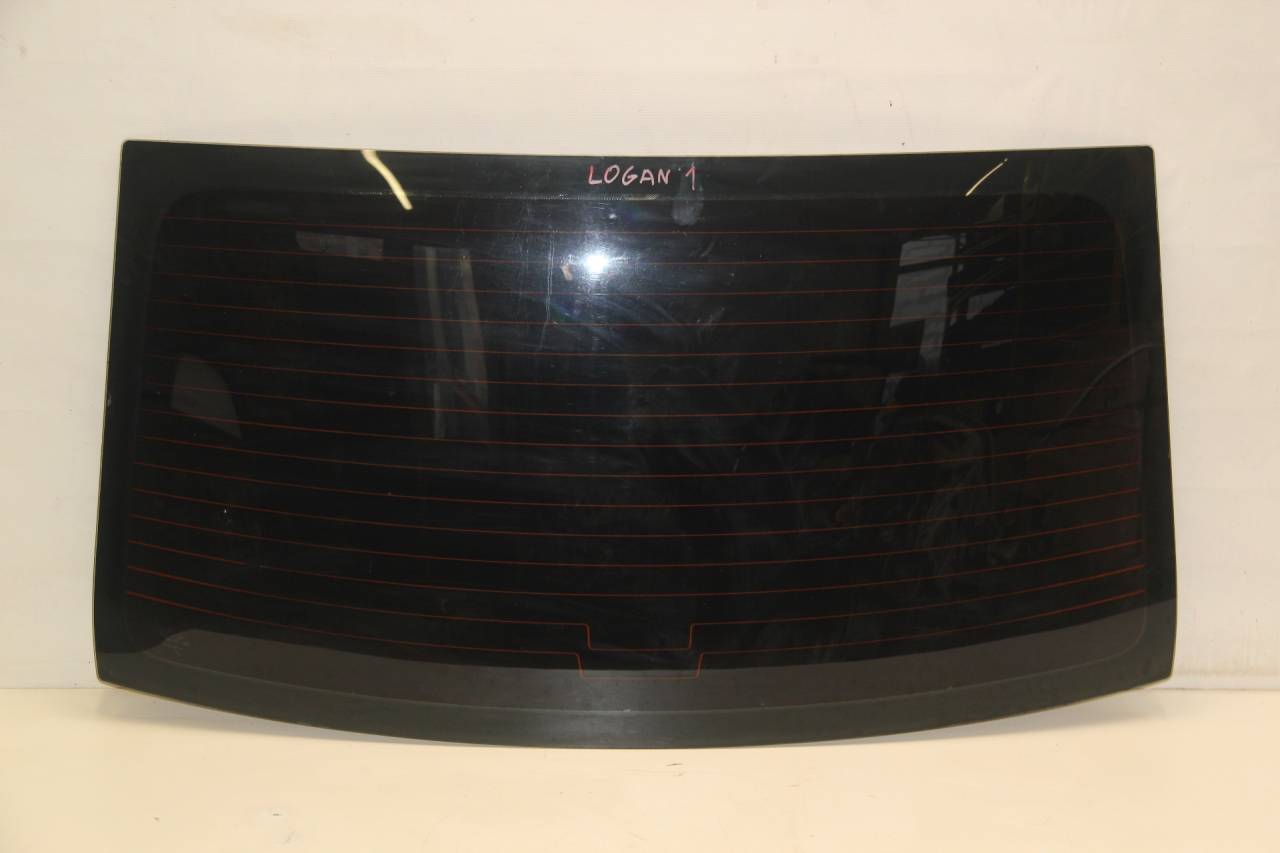 стекло заднее Renault Logan 1 поколение L8 2006, 1.4 л., K7JA710, бензин, МКПП, синий, седан, передний привод - фото №1