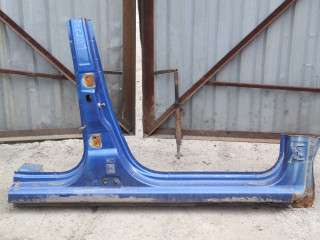 порог правый Renault Logan 1 поколение L8 2006, 1.4 л., K7JA710, бензин, МКПП, синий, седан, передний привод