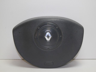 подушка безопасности водителя Renault Megane 2 поколение 2003, 1.6 л., K4M T 782, бензин, МКПП, синий, хетчбэк 5 дв., передний привод, 8200301512