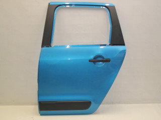 дверь задняя левая Citroen C3 Picasso 1 поколение SH 2009, 1.4 л., 8FS (EP3), бензин, МКПП, сине-голубой, минивэн, передний привод