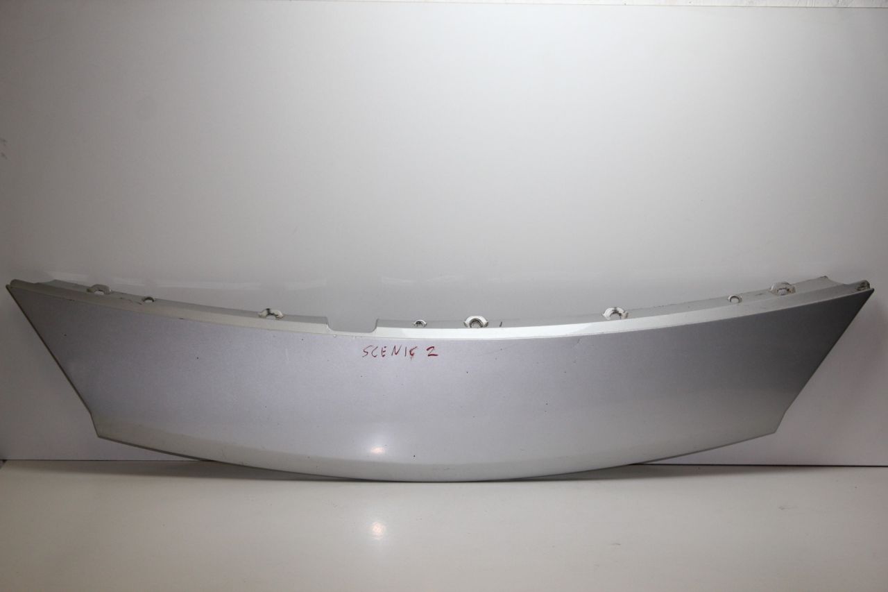 накладка на бампер Renault Scenic 2 поколение JM1B 2005, 1.6 л., K4M T 782, бензин, МКПП, светло-серо-голубой, универсал, передний привод, 7701474778 - фото №1