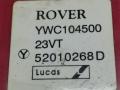 блок предохранителей Rover 400 Series 1 поколение 1997, 1.6 л., i, бензин, 5МКПП, синий, хетчбэк 5 дв., YWC104500, 52010268D, YQE102720, 214336031098 - фото №4