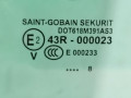 стекло двери задней левой Volkswagen Touareg 1 поколение [рестайлинг] 2008, 3.6 л., BHK, бензин, АКПП, чёрный, внедорожник 5 дв., полный подключаемый привод, 7L6845205E - фото №2