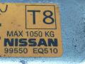 домкрат Nissan X-Trail T30 2004, 2.2 л., DCi, дизель, серебристый, внедорожник 5 дв., полный подключаемый привод, 99550EQ510 - фото №2