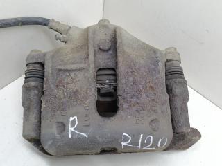 суппорт передний правый Renault Laguna 1 поколение [рестайлинг] 2000, 1.9 л., DCi, F9Q 718, дизель, 5МКПП, голубой, хетчбэк 5 дв., передний привод, 32323786