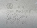 накладка на торпедо (консоль) Volkswagen Touareg 1 поколение [рестайлинг] 2008, 3.6 л., BHK, бензин, АКПП, чёрный, внедорожник 5 дв., полный подключаемый привод, 7L6857059B - фото №3