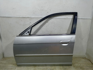 дверь передняя левая Honda Civic 7 поколение [рестайлинг] 2004, 1.3 л., LDA1, бензин, серебристый, седан, передний привод, 67050S5AJ01ZZ