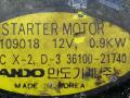 стартер Hyundai Santamo 1 поколение 1999, 2.0 л., i, бензин, 5МКПП, серебристый, минивэн, передний привод, MANDO, 36100-21740 - фото №5