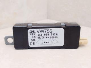 усилитель антенны Volkswagen Touareg 1 поколение [рестайлинг] 2008, 3.6 л., BHK, бензин, АКПП, чёрный, внедорожник 5 дв., полный подключаемый привод, 7L6035552A
