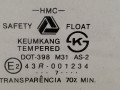 стекло (иные) Hyundai Accent 1 поколение (X3) [рестайлинг] 1997, 1.3 л., i, бензин, 5МКПП, синий, хетчбэк 3 дв., передний привод - фото №2