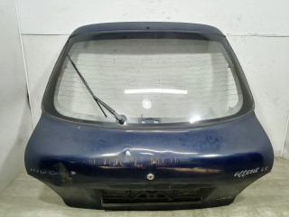 крышка багажника (дверь 3-5) Hyundai Accent 1 поколение (X3) [рестайлинг] 1997, 1.3 л., i, бензин, 5МКПП, синий, хетчбэк 3 дв., передний привод