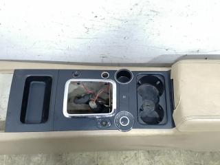 консоль салона Volkswagen Touareg 1 поколение [рестайлинг] 2008, 3.6 л., BHK, бензин, АКПП, чёрный, внедорожник 5 дв., полный подключаемый привод, 7L6863762, PA6-GF50
