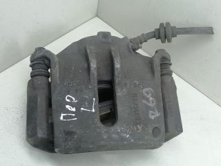 суппорт передний левый Renault Megane 2 поколение 2004, 1.5 л., DCi, K9K 722, дизель, 5МКПП, серебристый, хетчбэк 5 дв., передний привод, 7701208588