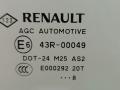 стекло двери передней правой Renault Laguna 3 поколение 2008, 1.6 л., i, бензин, 6МКПП, синий, хетчбэк 5 дв., передний привод, 43R-00049, E000292, 803000001R - фото №2