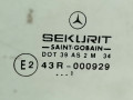 стекло двери передней левой Mercedes-Benz Vaneo W414 2002, 1.6 л., M 166.961, бензин, МКПП, темно-серый, минивэн, передний привод - фото №2