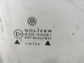 стекло двери задней правой Volkswagen Passat B5 3B5 1997, 1.9 л., TDi, дизель, МКПП, серебристый, седан, передний привод - фото №2