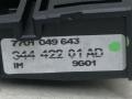 панель управления магнитолой Renault Laguna 2 поколение 2002, 1.8 л., i, F4P 770, бензин, МКПП, серебристый, хетчбэк 5 дв., передний привод, 7701049643 - фото №7