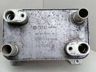 теплообменник масляного фильтра Volkswagen Passat B6 2007, 2.0 л., АКПП, серебристый, универсал, передний привод, 4E0317021H