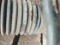 стойка передняя левая Fiat Ulysse 2 поколение 2005, 2.2 л., 4HW (10DZ33), дизель, 1494215080 - фото №4