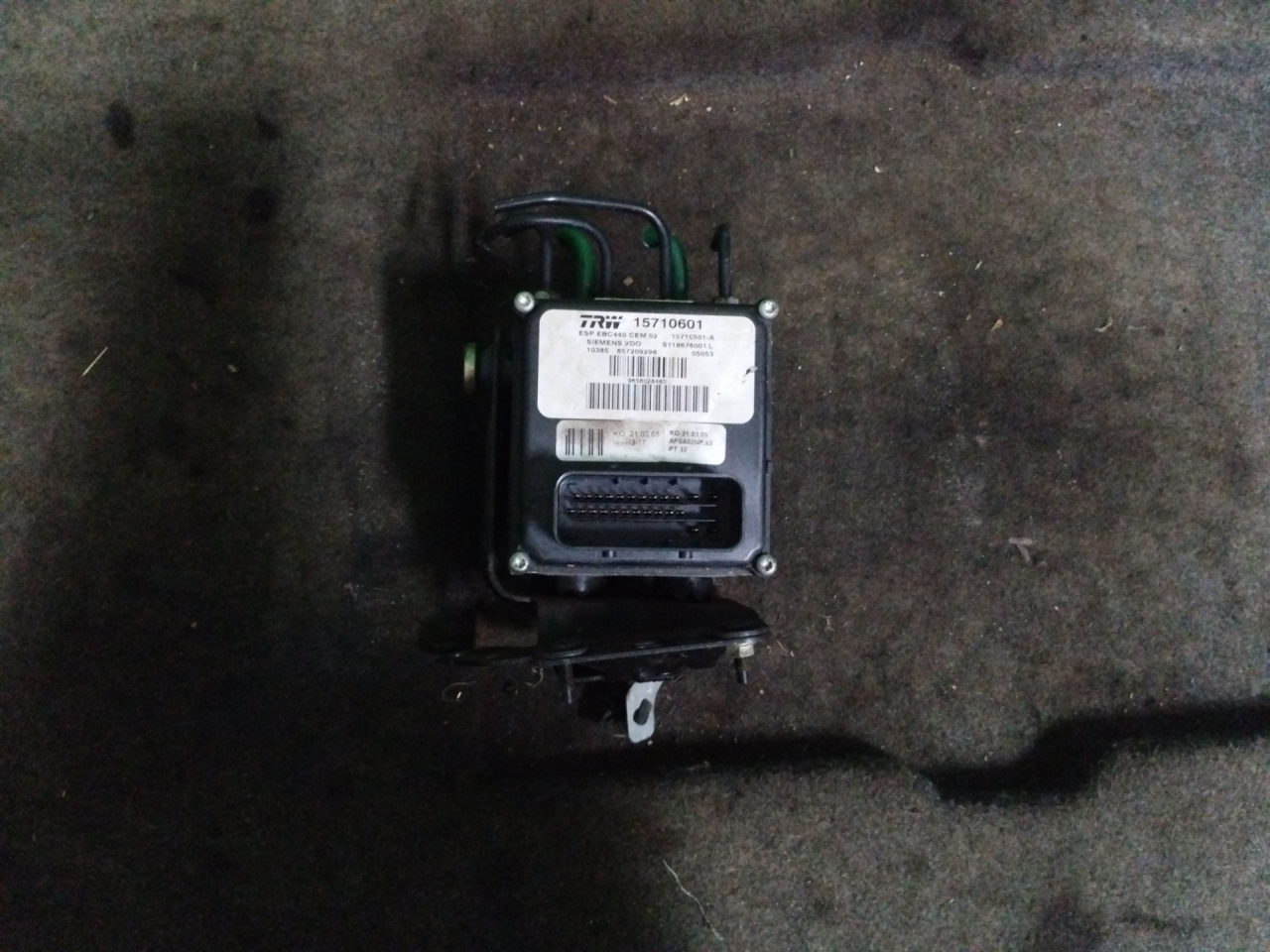 блок ABS Peugeot 407 1 поколение 2005, 2.0 л., RHR (DW10BTED4), дизель, МКПП, серебро, универсал, передний привод - фото №1