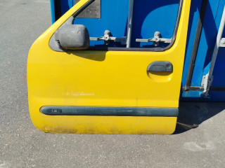 дверь передняя левая Renault Kangoo 1 поколение 2000, жёлтый