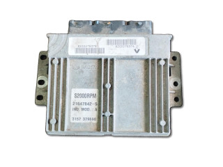 блок управления двигателем Renault Laguna 2 поколение 2003, 1.6 л., K4M 710, бензин, 8200278376, S2000RPM, 8200278378