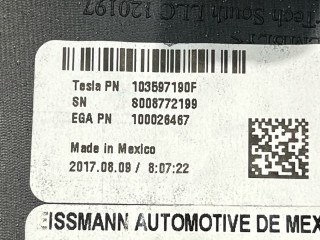 обшивка стойки центральной правой Tesla Model X 1 поколение 2017, электро, белый, 1035971-90-F