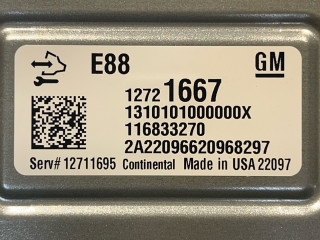 блок управления двигателем Buick Encore GX 1 поколение 2023, 1.2 л., бензин, АКПП, внедорожник 5 дв., передний привод, 12721667