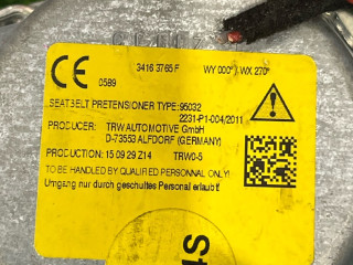 ремень безопасности Volkswagen Passat B8 2016, 2.0 л., дизель, универсал, передний привод, правый руль, 34163765F, 95032-2231