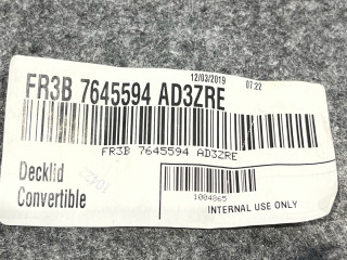 обшивка крышки багажника Ford Mustang 6 поколение S550 [рестайлинг] 2020, 2.3 л., бензин, АКПП, белый, кабриолет, задний привод, FR3B-7645594-AD3ZRE