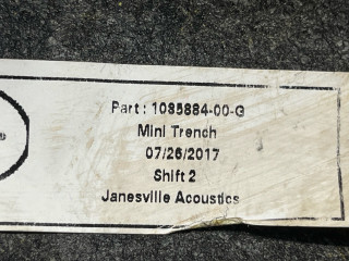 ковер багажника Tesla Model X 1 поколение 2017, электро, белый, 1035884-00-G