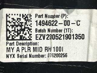 обшивка стойки Tesla Model Y 1 поколение 2023, электро, полный привод, 1494622-00-C