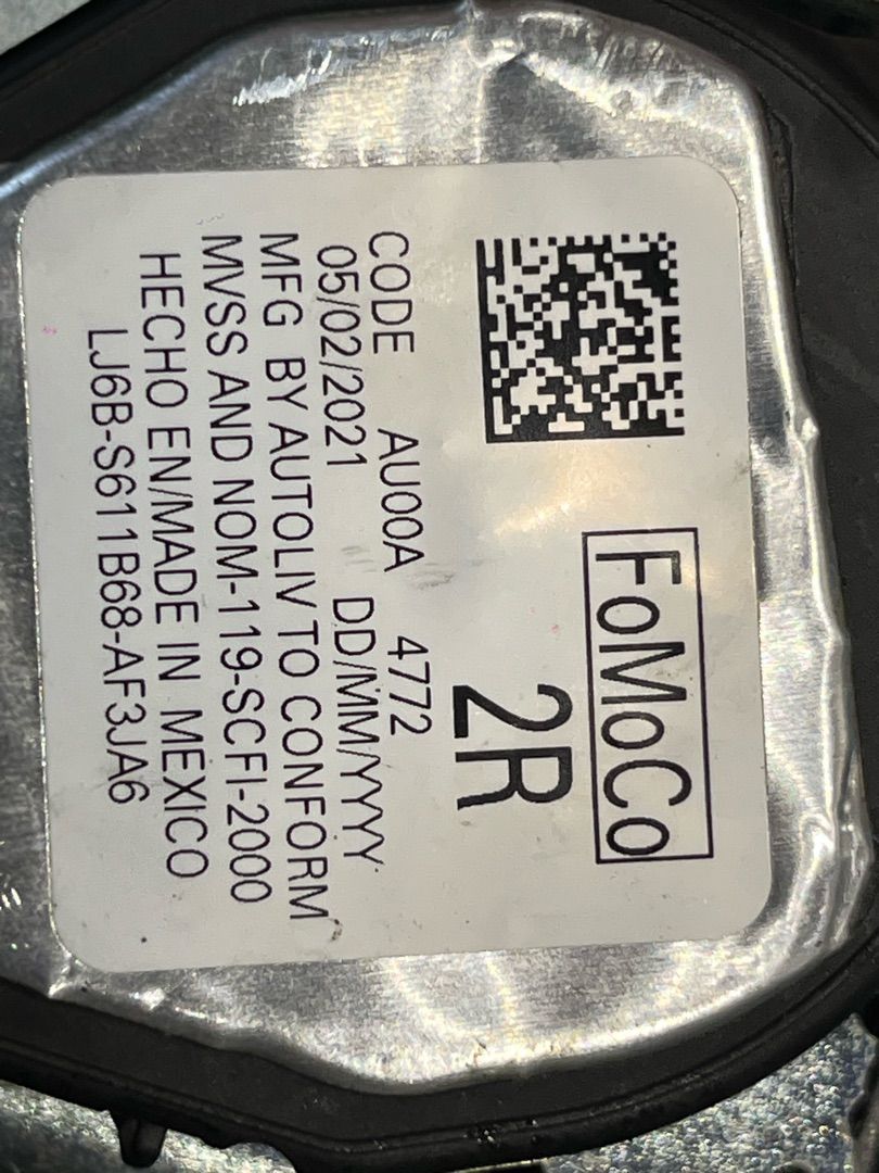 ремень безопасности Ford Escape 4 поколение CX482 2021, 1.5 л., бензин, АКПП, внедорожник 5 дв., передний привод, LJ6B-S611B68-AF3JA6 - фото №1