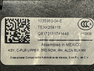 обшивка салона Tesla Model X 1 поколение 2017, электро, белый, 1035960-04-E