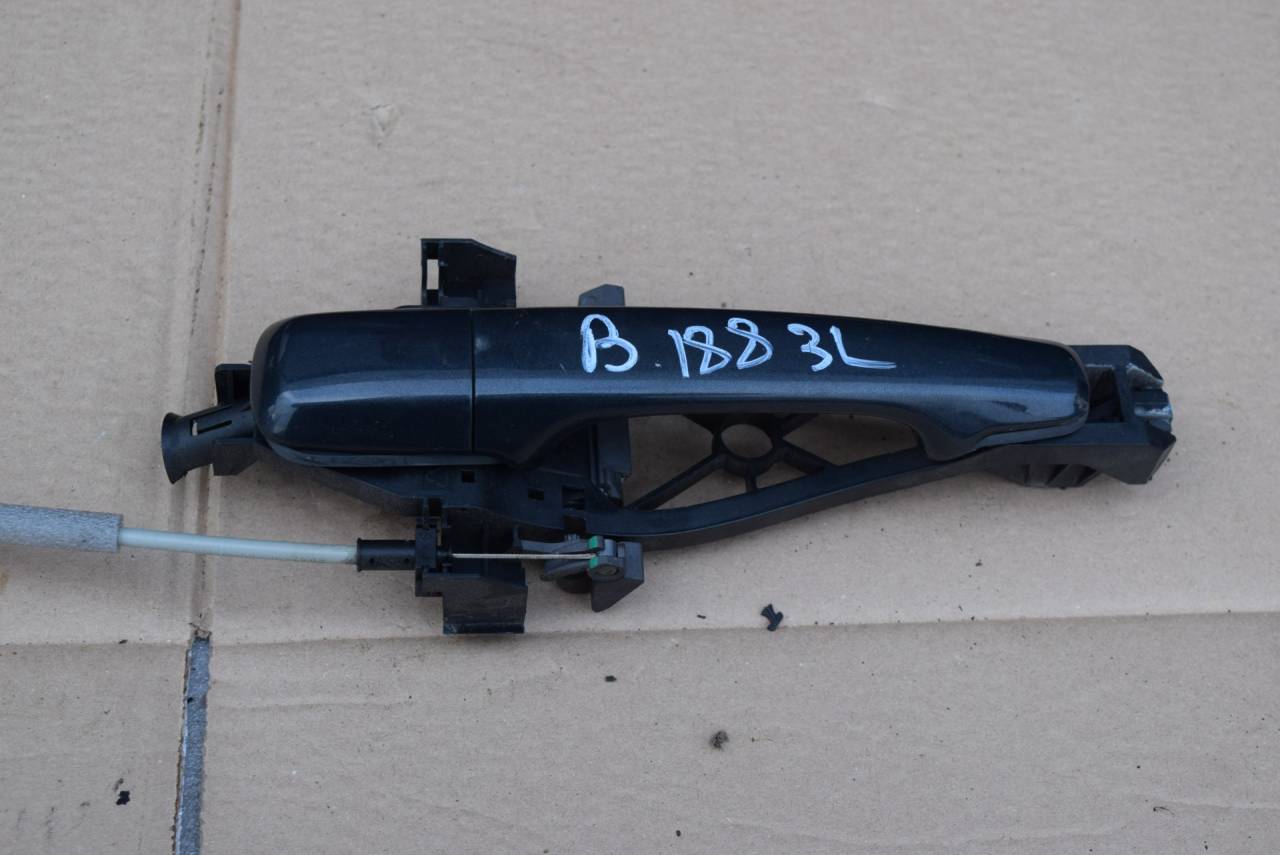 ручка наружная задняя левая Volvo XC60 1 поколение 2009, 2.4 л., D5, D 5244 T10, дизель, АКПП, полный подключаемый привод - фото №1