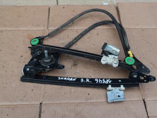стеклоподъемник задний правый Volkswagen Sharan 1 поколение 1997, 1.9 л., AFN, дизель, 7M0839402K