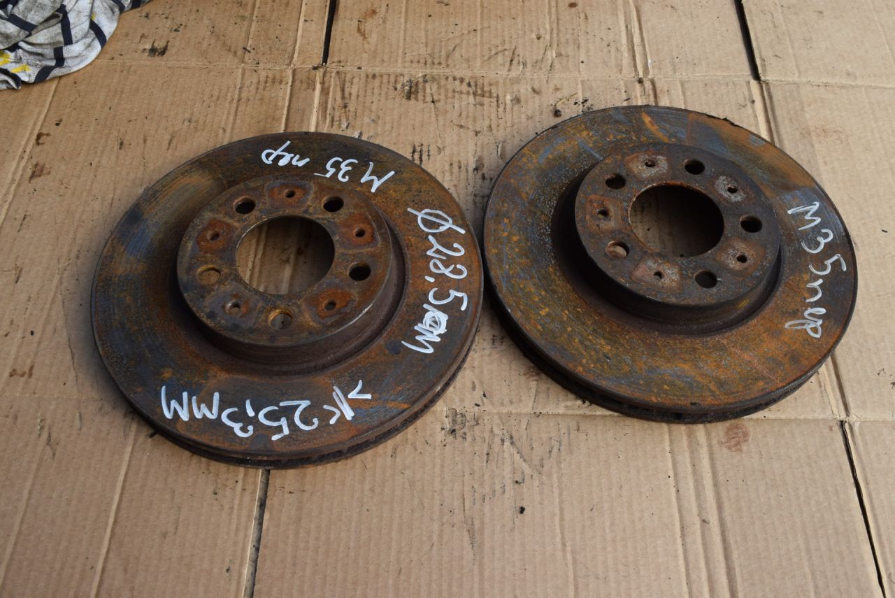 диск тормозной передний Volvo XC70 1 поколение 1999, 2.4 л., Ti, B 5244 T, бензин, АКПП, универсал, полный подключаемый привод - фото №1