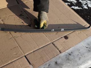 молдинг стекла Volvo V70 2 поколение 2003, 2.4 л., Ti, B 5244 T3, бензин, МКПП, универсал, передний привод