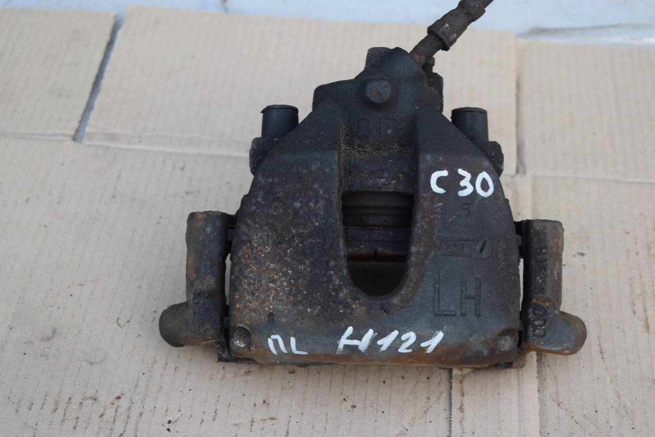 суппорт передний левый Volvo C30 1 поколение 2007, 2.5 л., Ti, бензин, МКПП, серый, хетчбэк 3 дв., передний привод - фото №1