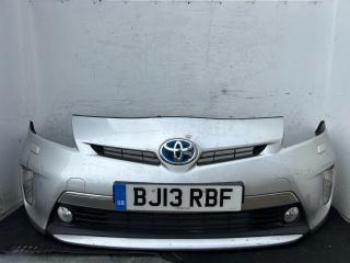 бампер передний Toyota Prius 3 поколение [рестайлинг] 2013, 1.8 л., 2ZR-FAE, бензин, вариатор, хетчбэк 5 дв.