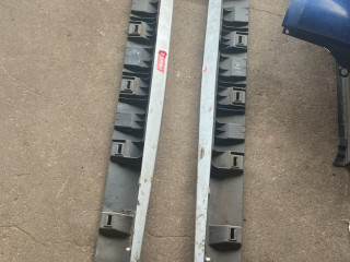 накладка на порог Renault Duster 1 поколение 2013, 1.5 л., дизель, 6МКПП, внедорожник 5 дв.