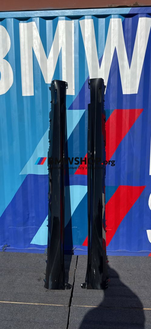 накладка на порог BMW X5 G05 2019, 3.0 л., B57 D30 B, дизель, АКПП, 475 black-sapphire metallic, хетчбэк 5 дв., полный привод, правый руль, 8099111, 8099112 - фото №1