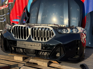 передняя часть (ноускат) в сборе BMW X6 G06 [рестайлинг] G06 2024, 3.0 л., B58B30, бензин, АКПП, 416 carbon-schwarz, внедорожник 5 дв., полный привод, 41007492375, 8686171, 8737621, 8737622, 7492375, 5A8E106, 5A8E105, 8655761