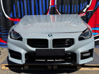 передняя часть (ноускат) в сборе BMW M2 G87 2023, 3.0 л., S58B30A, бензин, АКПП, c4p, купе, задний привод, правый руль, 8095283, 5A4DF50, 9464525, 8082447, 8082448, 7887588, 9503471, 9503472