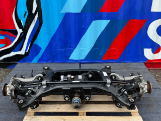 балка подвески задняя BMW X4 M F98 [рестайлинг] 2024, 3.0 л., S58B30A, бензин, АКПП, 475 black-sapphire metallic, полный привод, правый руль, 8047172, 8067482, 8064998, 8064997