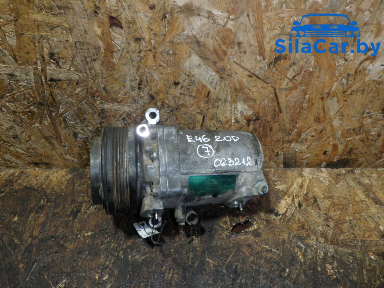 компрессор кондиционера BMW 3 серия E46 (1997 - 2003), 2.0 л., M47 204 D1, дизель, МКПП, седан, 64528386650 - фото №1