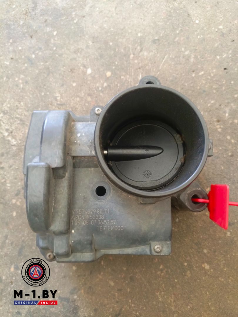 заслонка дроссельная Peugeot 308 T7 (2007 - 2011), 1.4 л., бензин, V757437980 - фото №1