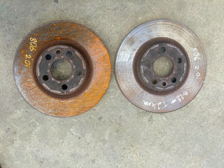 диски тормозные (комплект) Peugeot 806 1 поколение [рестайлинг] (1998 - 2002), 2.0 л., бензин