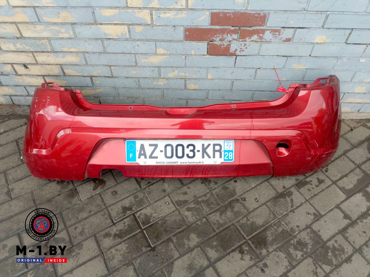 бампер задний Renault Sandero 1 поколение (2009 - 2014) - фото №1