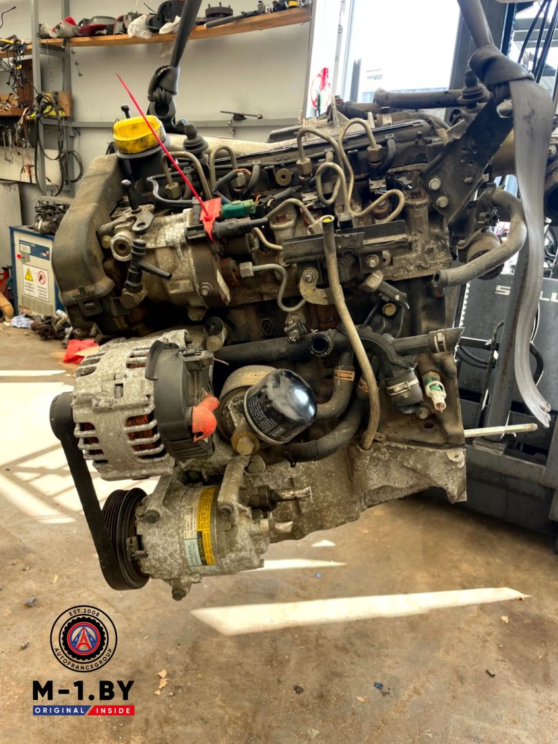 двигатель Renault Megane 2 поколение (2002 - 2006), 1.5 л., дизель, K9K260 - фото №1